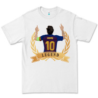 White Messi The Legend Premium Tee - artisFamous