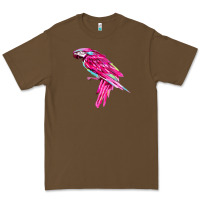 Cacao pink parrot T-shirts Premium Tee - artisFamous