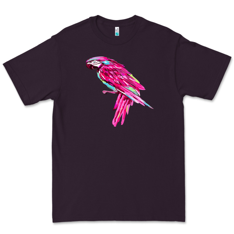 Pink Parrot T-shirts Premium Tee by artisFamous | Teevron