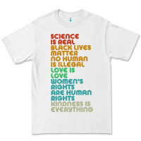 White vintage, retro science is real, black lives matter Premium Tee - artisFamous