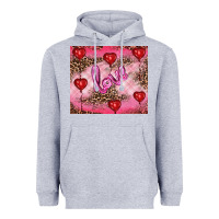 Heather Grey valentine's day love Heavyweight Hoodie - RanaPortraitStore