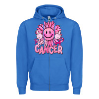 True Royal hey cancer smiley face breast cancer Zipper Hoodie - RanaPortraitStore