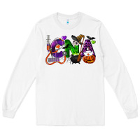 White halloween cna certified nursing assistant Long Sleeve Tee - LillyAllenDesigns