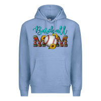 Colony Blue western leopard serape wooden sunflowers  turquoise glitter mom baseba Premium Hoodie - Artiststas