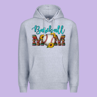 Western Leopard Serape Wooden Sunflowers  Turquoise Glitter Mom Baseba Premium Hoodie Designed By Artiststas