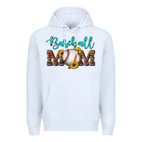 White western leopard serape wooden sunflowers  turquoise glitter mom baseba Premium Hoodie - Artiststas