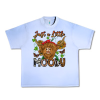 Grape Ice Just a Little Moody Urban Heavy Tee - CowhideDigitalArt