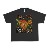Pigment Black Just a Little Moody Urban Heavy Tee - CowhideDigitalArt