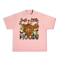 Salmon Just a Little Moody Urban Heavy Tee - CowhideDigitalArt