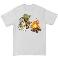 Dove Grey Yoda is warming up Premium Tee - artisFamous