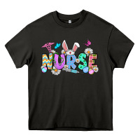 Asphalt Easter Nurse Heavy Core Tee - OliviaCreatesArt