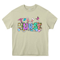Mossy Easter Nurse Heavy Core Tee - OliviaCreatesArt