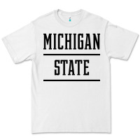 Michigan Mi State Vintage Athletic Style Premium Tee | Teevron