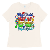 Bone my child may be non verbal but this papa ain't Ladies Tee - LillyAllenDesigns