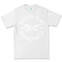 White dinna fash sassenach Premium Tee - artisFamous