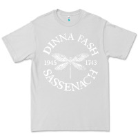 Dove Grey dinna fash sassenach Premium Tee - artisFamous