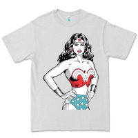 Dove Grey wonder woman Premium Tee - artisFamous
