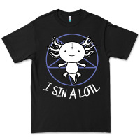 Black i sin a lotl hail satan pentagram Premium Tee - artisFamous