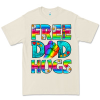 Bone Pride LGBTQ Free Dad Hugs Premium Tee - BundleAndBundleShop