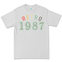 Dove Grey Retro 1987 Premium Tee - artisFamous