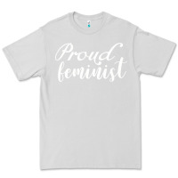 Dove Grey Proud feminist Premium Tee - artisFamous