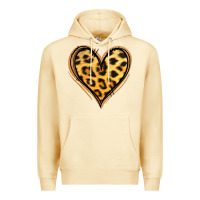 Pina Colada gold glitter leopard heart Premium Hoodie - Jasminsmagicworld
