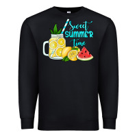 Black sweet summer time no background Premium Sweatshirt - Jasminsmagicworld