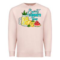 Pale Pink sweet summer time no background Premium Sweatshirt - Jasminsmagicworld