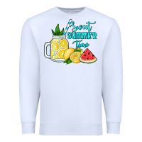 White sweet summer time no background Premium Sweatshirt - Jasminsmagicworld