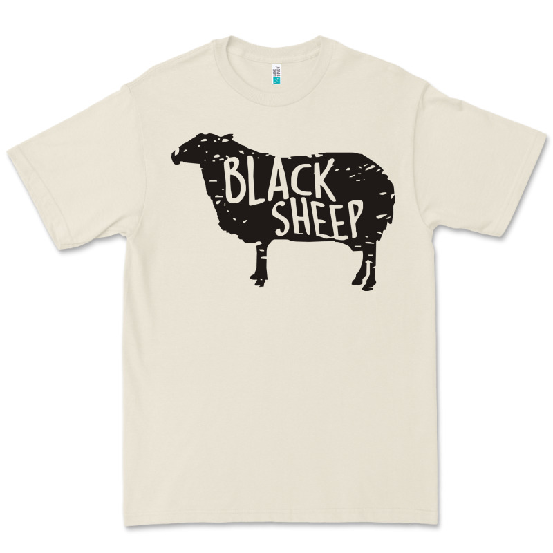 Black Sheep Silhouette Premium Tee by artisFamous | Teevron