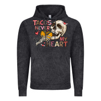 Vintage Black Tacos Never Broke My Heart Vintage Hoodie - CowhideDigitalArt