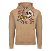 Vintage Coffee Tacos Never Broke My Heart Vintage Hoodie - CowhideDigitalArt