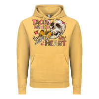 Vintage Mustard Tacos Never Broke My Heart Vintage Hoodie - CowhideDigitalArt