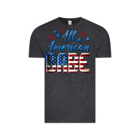 Vintage Black All American Babe Vintage Tee - LillyAllenDesigns