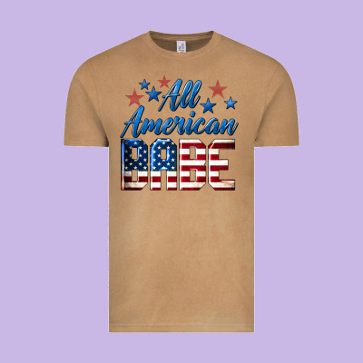 All American Babe Vintage Tee Designed By Lillyallendesigns