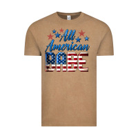 Vintage Coffee All American Babe Vintage Tee - LillyAllenDesigns
