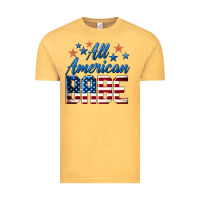 Vintage Mustard All American Babe Vintage Tee - LillyAllenDesigns