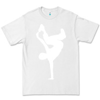 White breakdancer Premium Tee - artisFamous