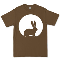 Cacao bunny and full moon funny Premium Tee - artisFamous