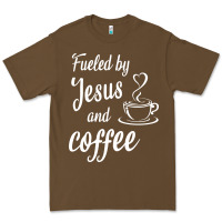 Cacao Fueled by jesus and coffee Premium Tee - artisFamous