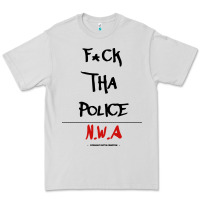Dove Grey fck tha police Premium Tee - artisFamous