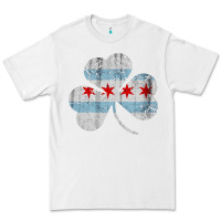 White irish chicago flag shamrock Premium Tee - artisFamous