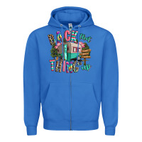 True Royal back that thing up camping Zipper Hoodie - RanaPortraitStore