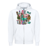 White back that thing up camping Zipper Hoodie - RanaPortraitStore