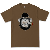 Cacao Monkey Smoking Premium Tee - artisFamous