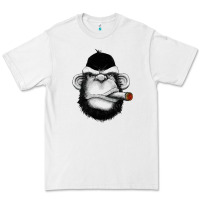 White Monkey Smoking Premium Tee - artisFamous
