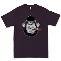 Plum Monkey Smoking Premium Tee - artisFamous