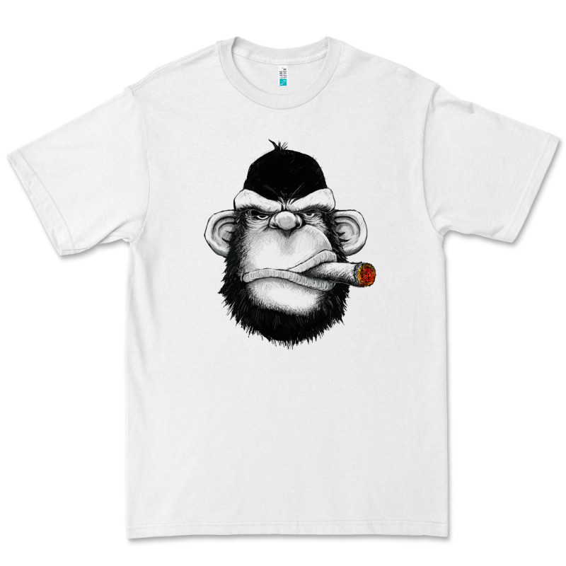 Monkey Smoking Premium Tee by artisFamous | Teevron
