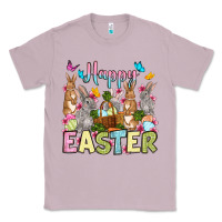 Lilac Happy Easter bunnys Classic Tee - OliviaCreatesArt