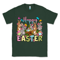 Sports Green Happy Easter bunnys Classic Tee - OliviaCreatesArt